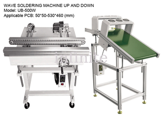 530*460mm Fließband-Förderer 0.5M/min, Nylon-Kettenwellen-Lötmaschine
