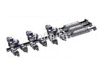 Multi-Wire-SMT-Fließband Drei Reflow-Netzband-Reflow-Ofen-Verdrahtungsplan
