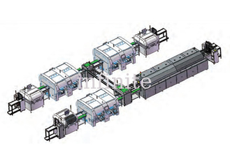 Drei-zu-Eins-SMT-Fertigungslinie Dreidraht-Doppelspur-Reflow-Ofen-Drehtischverdrahtung