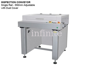 Einspuriger Leiterplatteninspektionsförderer 220 V High-End 550 mm maximale Leiterplattenbreite