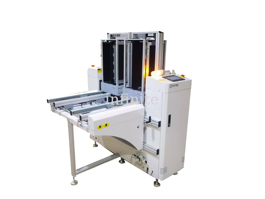 M-Größe Dual Rail SMT Line Loader, 50*80mm PWB-Handhabungsgeräte