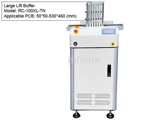 1000 mm Hubpufferförderer Einzelschiene für XL-Größe PCB 50 * 50 - 530 * 460 mm