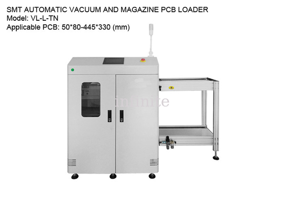 Automatischer Leiterplattenlader aus Aluminiumlegierung 2 in 1 50 * 80 - 445 * 330 mm