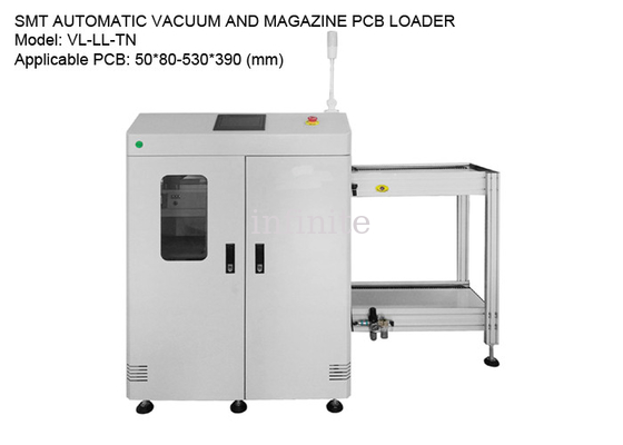 Automatische SMT-Lademaschine 530 * 390 mm 2-in-1-Leiterplattenlader