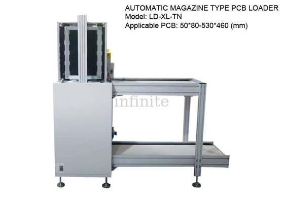 Automatischer XL-Leiterplatten-SMT-Magazinlader für Leiterplattengrößen von 50 * 80 - 530 * 460 mm