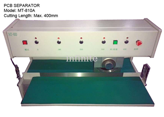 1,0 - 3,2 mm PCB Turn Conveyor Board Schneidemaschine 300 mm/s 400 mm maximale Schnittlänge
