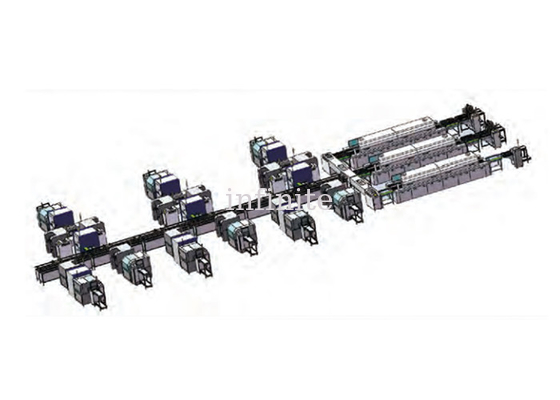 Multi-Wire-SMT-Fließband Drei Reflow-Netzband-Reflow-Ofen-Verdrahtungsplan