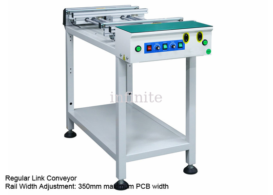 1,2 m 1,5 m PCB-Inspektionsförderer Verstellbare Schiene PCB-Handling-Ausrüstung