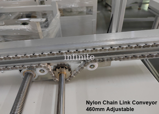 Verstellbarer Nylon-Kettengliedförderer 1m 2m Länge 460mm PCB