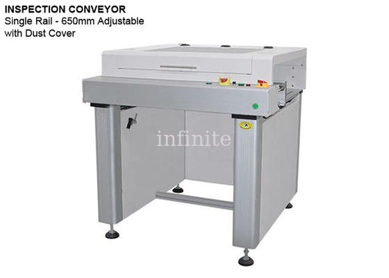 Einspuriger SMT-Inspektionsförderer, 650 mm breit, mit Staubschutz