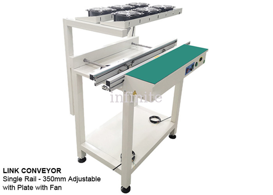 350 mm SMT-Förderer 2 m 2,5 m Länge PCB SMT-Maschine mit Platte